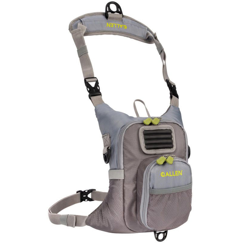 Allen Fall River Compact Fly Fishing Chest Pack Gray