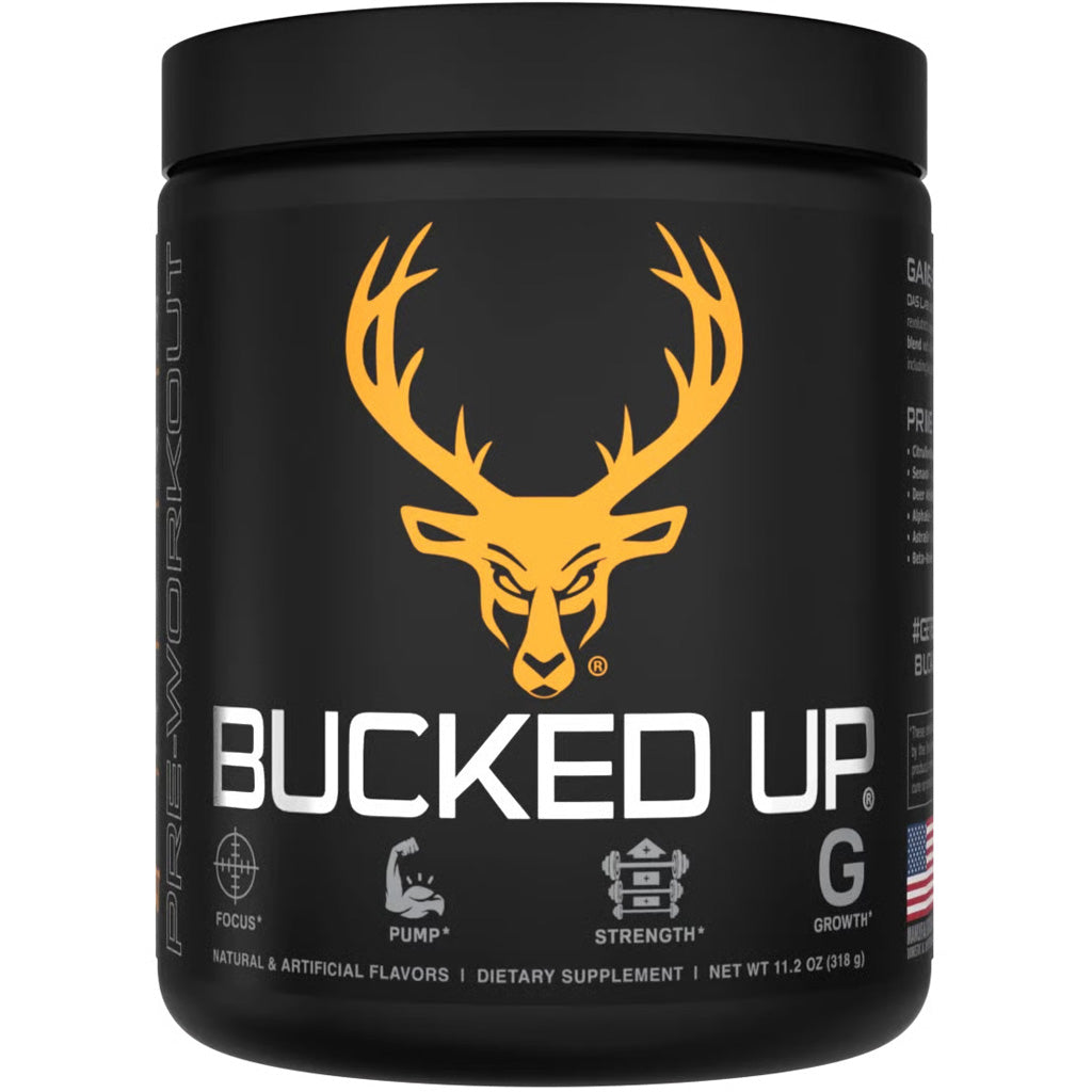 Bucked Up Pre-Workout 30 Serving Tub – Killa OJ