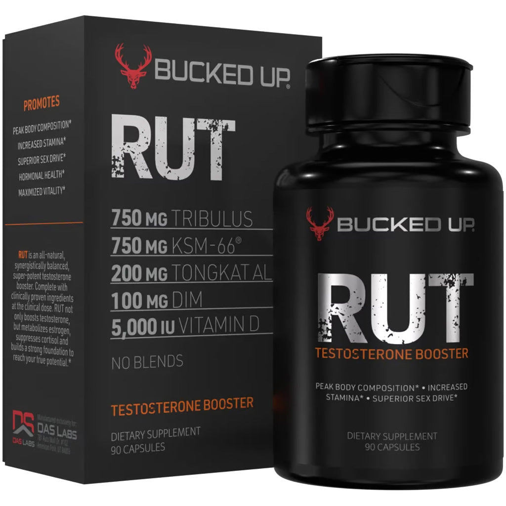 Bucked Up RUT T Booster 90 Cap Supplement Bottle
