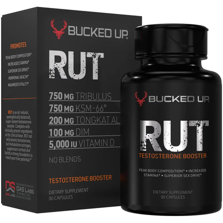 Bucked Up RUT T Booster 90 Cap Supplement Bottle