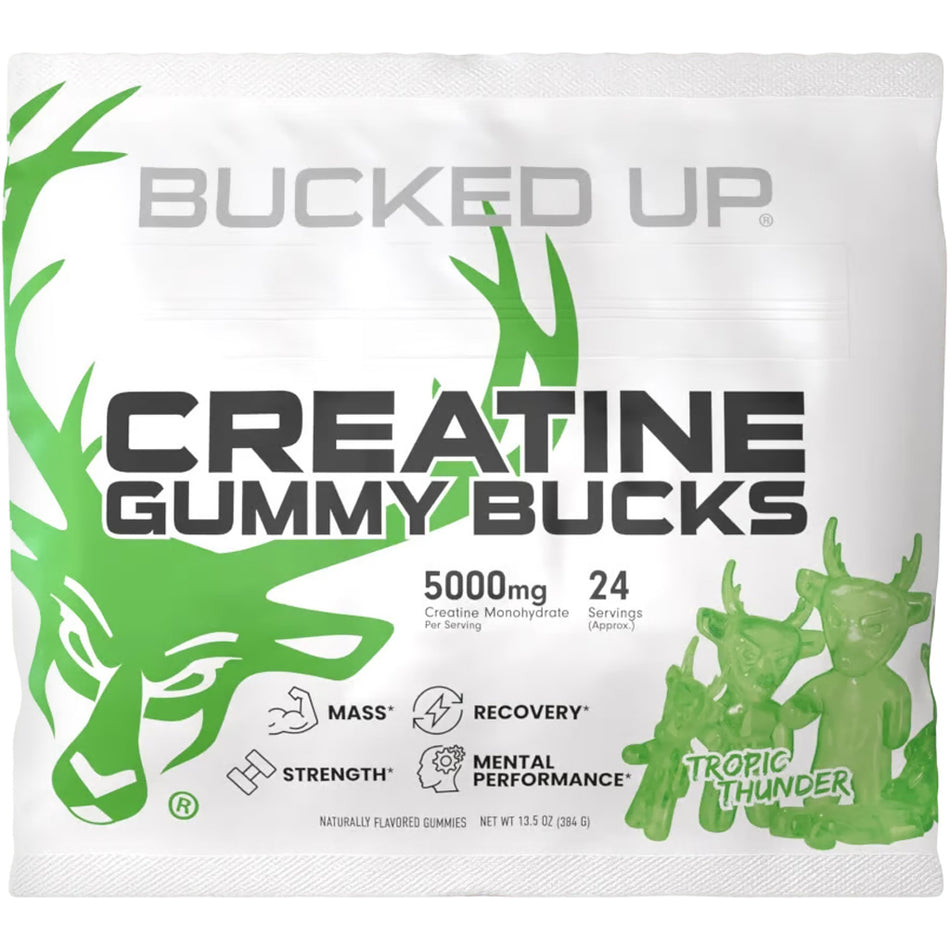 Bucked Up Tropic Thunder Creatine Gummies 24-Piece Pack