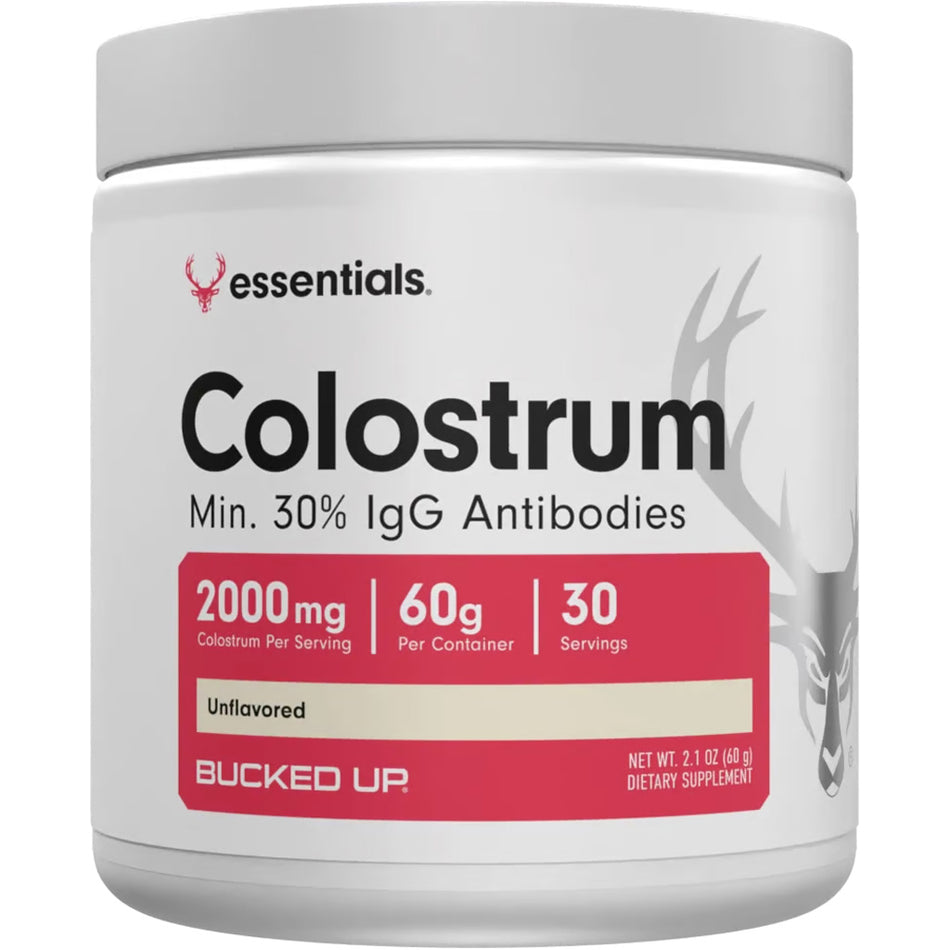 Bucked Up Colostrum Antibody Powder Unflavored 30 Serving Container
