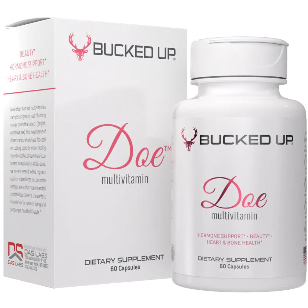 Bucked Up Doe Women's Full Spectrum Multivitamin Supplement 60 Capsules