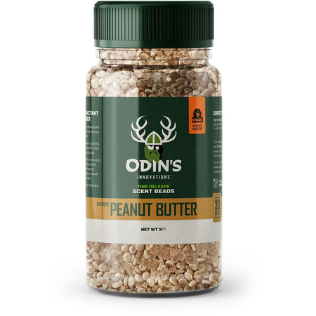 Peanut Butter Scented Attractant Beads 3oz Bottle by Odin's Innovations