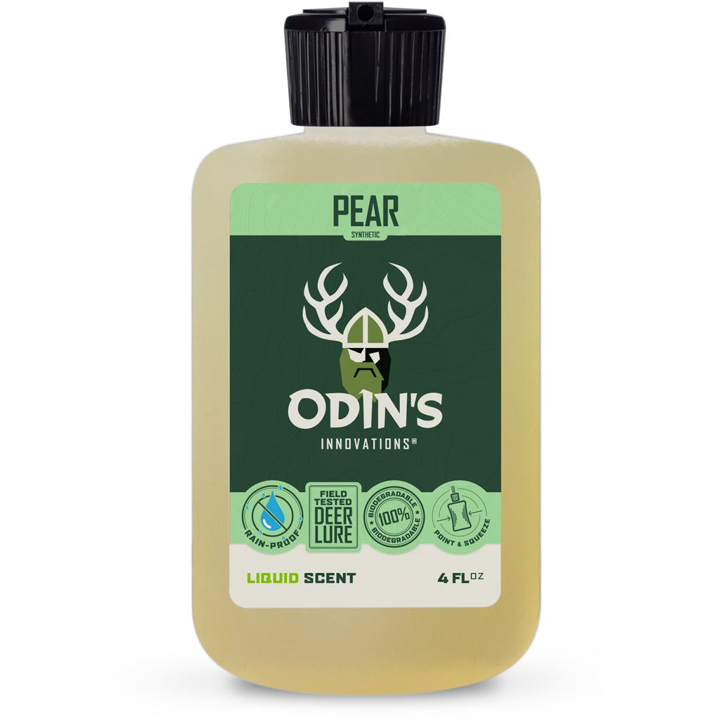 Pear Scented Liquid Attractant 4oz Bottle by Odin's Innovations