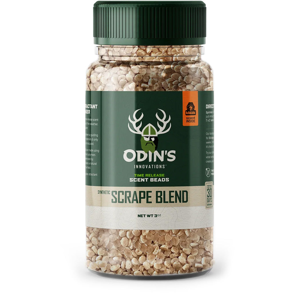 Scrape Blend Attractant Scent Beads 3oz Bottle by Odin's Innovations