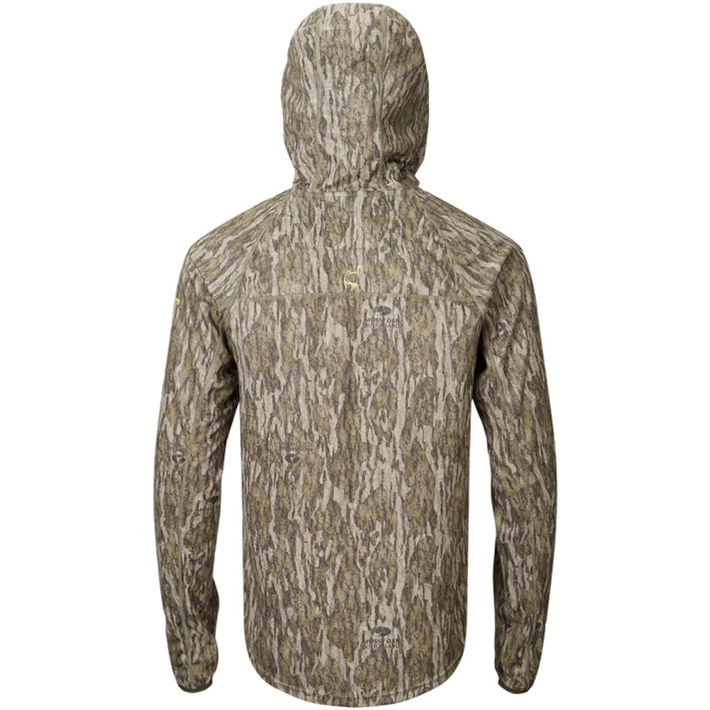 Drake Ol' Tom Early Bird Gator Hoodie with Facemask MO Bottomland Large