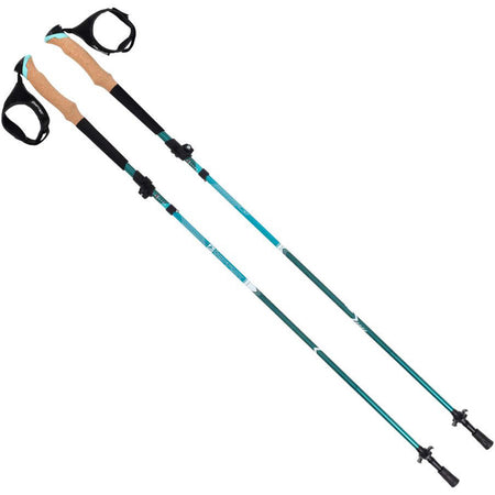 Alpha Aluminum Folding Trekking Poles 1Pr Glacier Melt