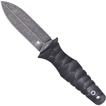 CobraTec Claymore Fixed Blade Single Blade Dagger Black Stonewash