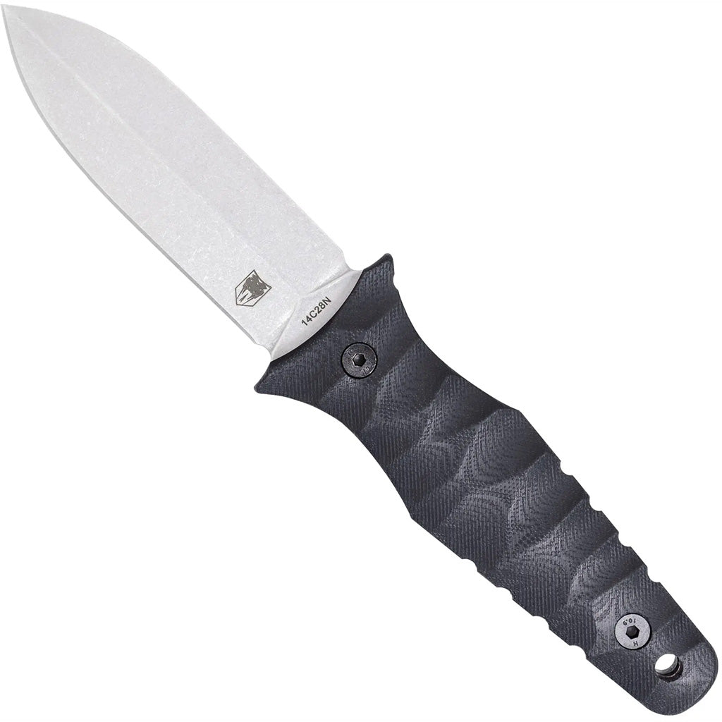 CobraTec Claymore Fixed Blade Single Blade Dagger Satin Stonewash