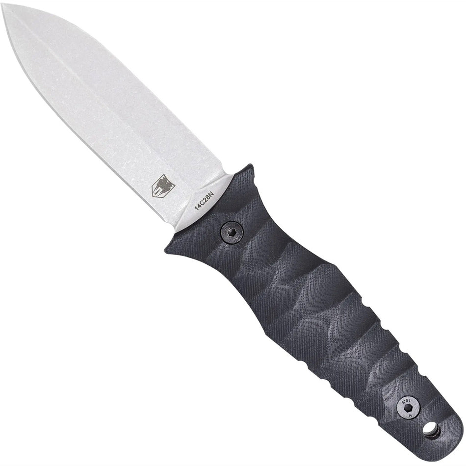 CobraTec Claymore Fixed Blade Single Blade Dagger Satin Stonewash