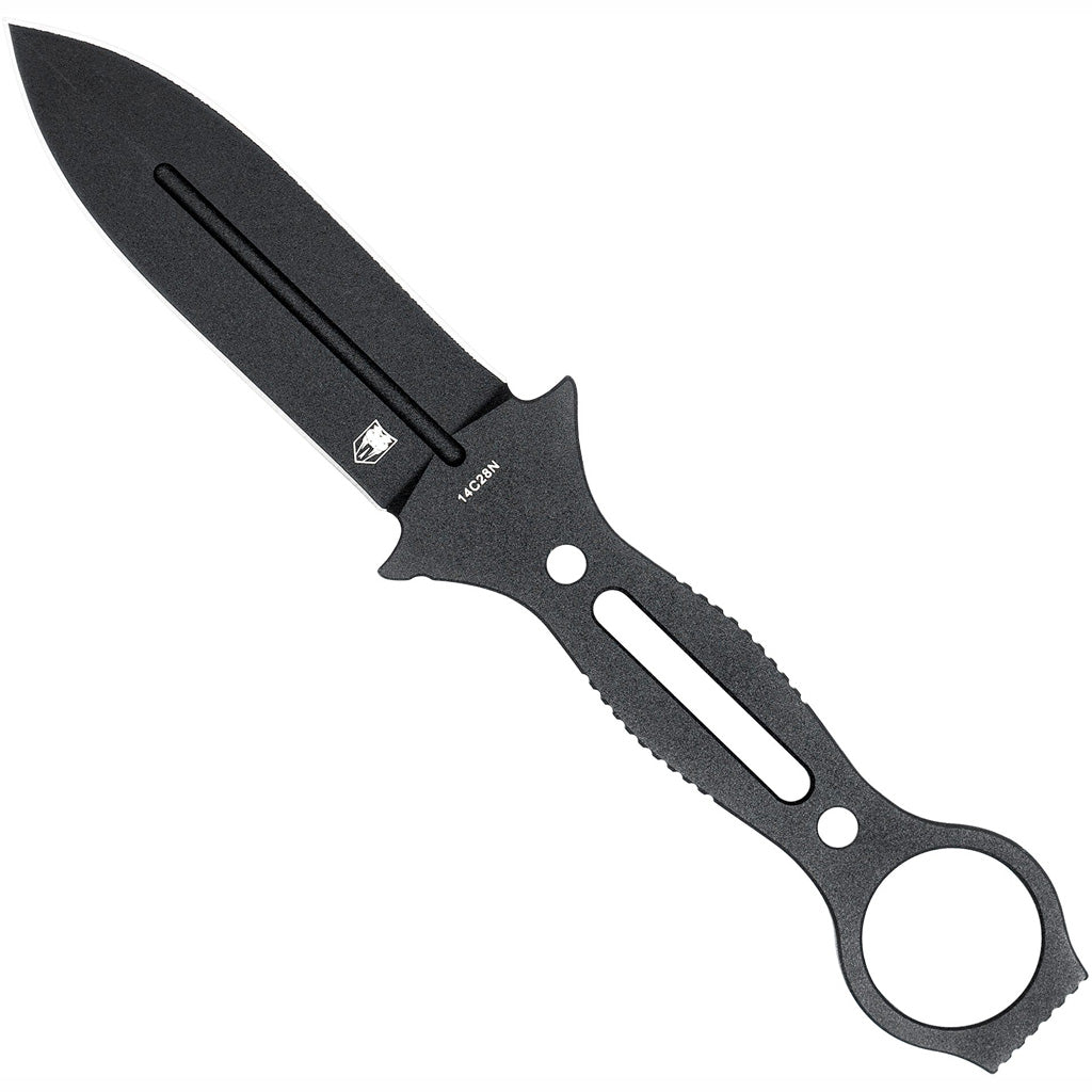 CobraTec Ringed Claymore Black Fixed Blade Dagger