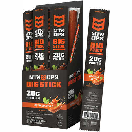 MTN Ops Big Meat Stick 10Ct Buffalo Variety