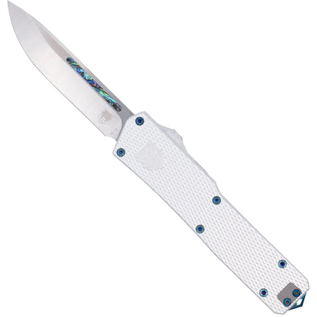 CobraTec Abalone Edge Out-the-Front Knife White/Abalone