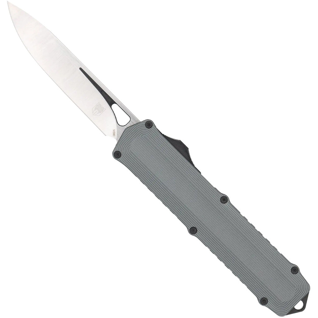 CobraTec Chameleon Grey OTF Knife Interchangeable Scales