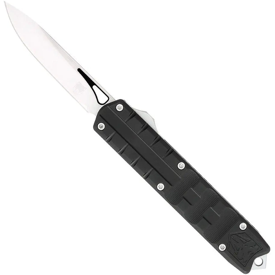 CobraTec Small Enforcer OTF Knife Black M390 Drop Point Blade