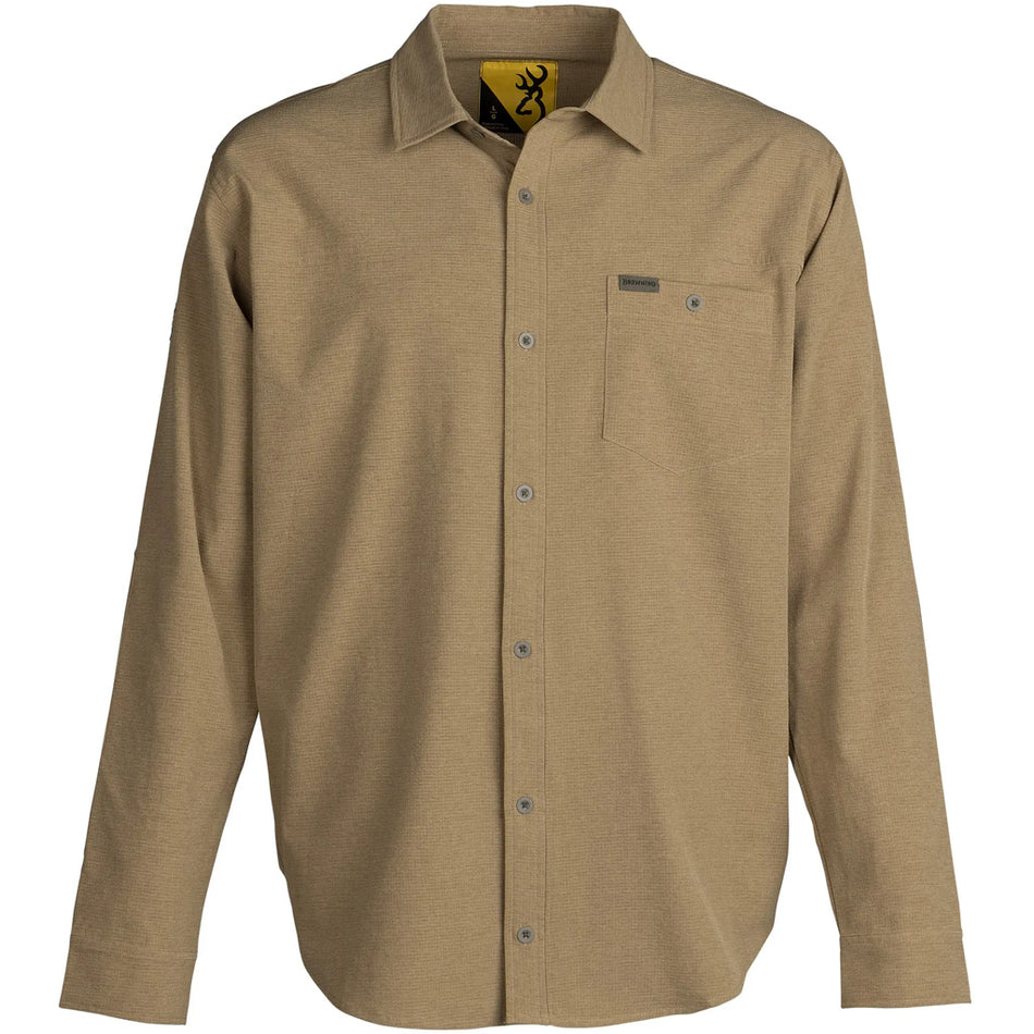 Browning Lightweight Shooting Shirt Tan Large