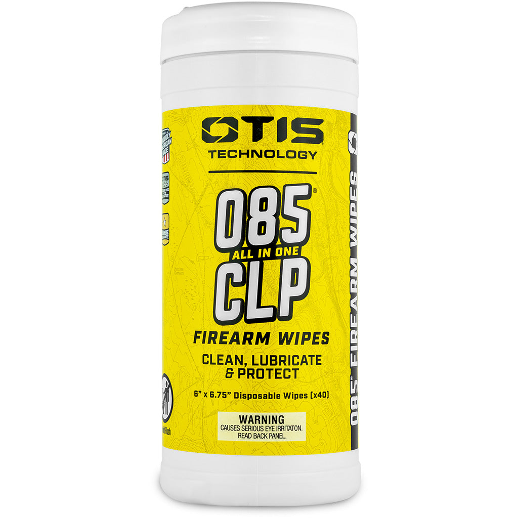 Otis O85 CLP Wipes Pop-Up Canister 40 Count Cleaner Lubricant Protectant
