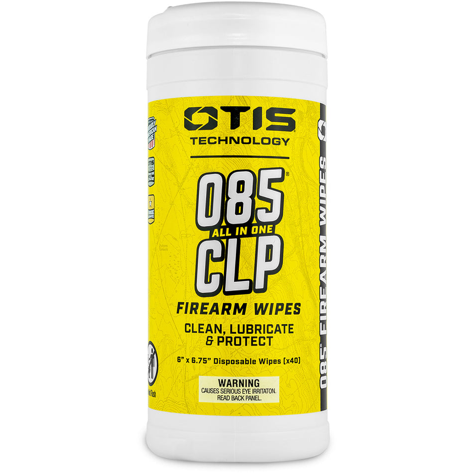 Otis O85 CLP Wipes Pop-Up Canister 40 Count Cleaner Lubricant Protectant