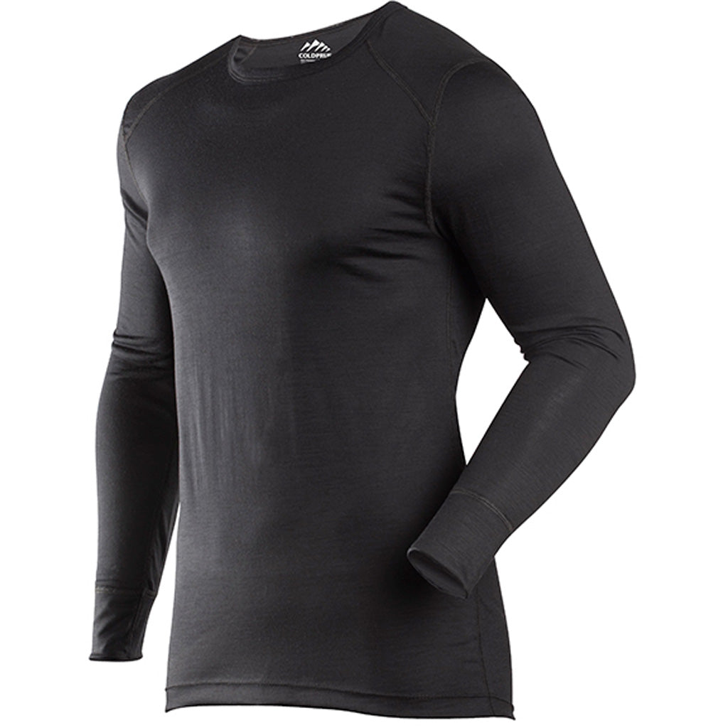 ColdPruf Classic Merino Crew Baselayer Black XL