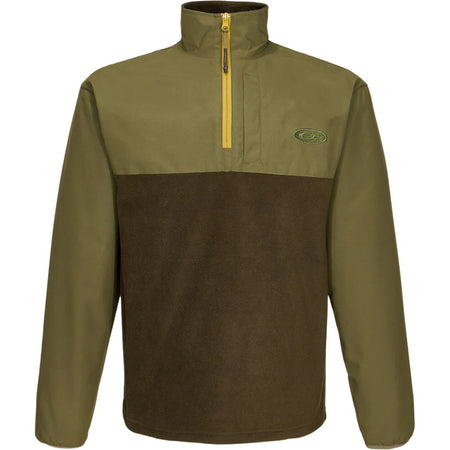 Drake 1/4 Zip Refuge Eqwader Green Timber 2XL