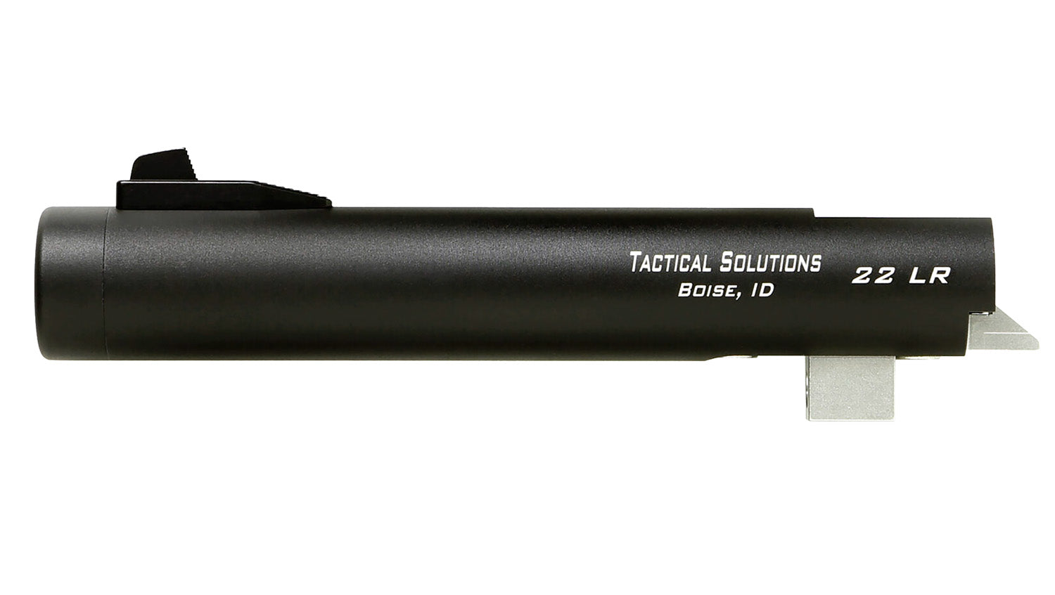 Tactical Solutions Trail-Lite 22 LR 5.50" Matte Black Pistol Barrel with Fiber Optic Sight for Browning Buck Mark