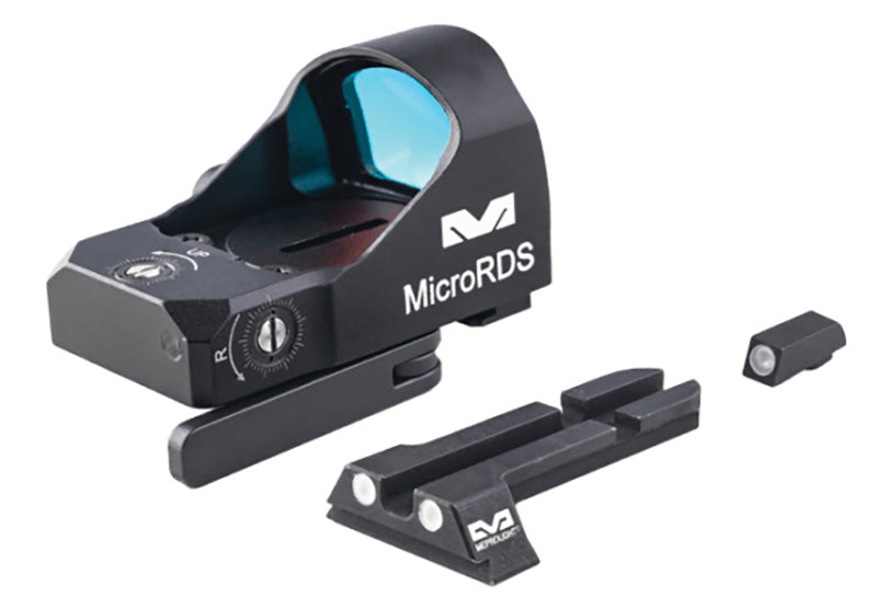 MeproLight Micro RDS Sight Kit with QD Mount and Backup Sights Springfield XD