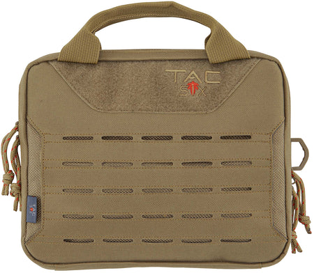 Tac-Six 10816 Crew Dual Pistol Tactical Case Coyote Polyester 2 Sidearms