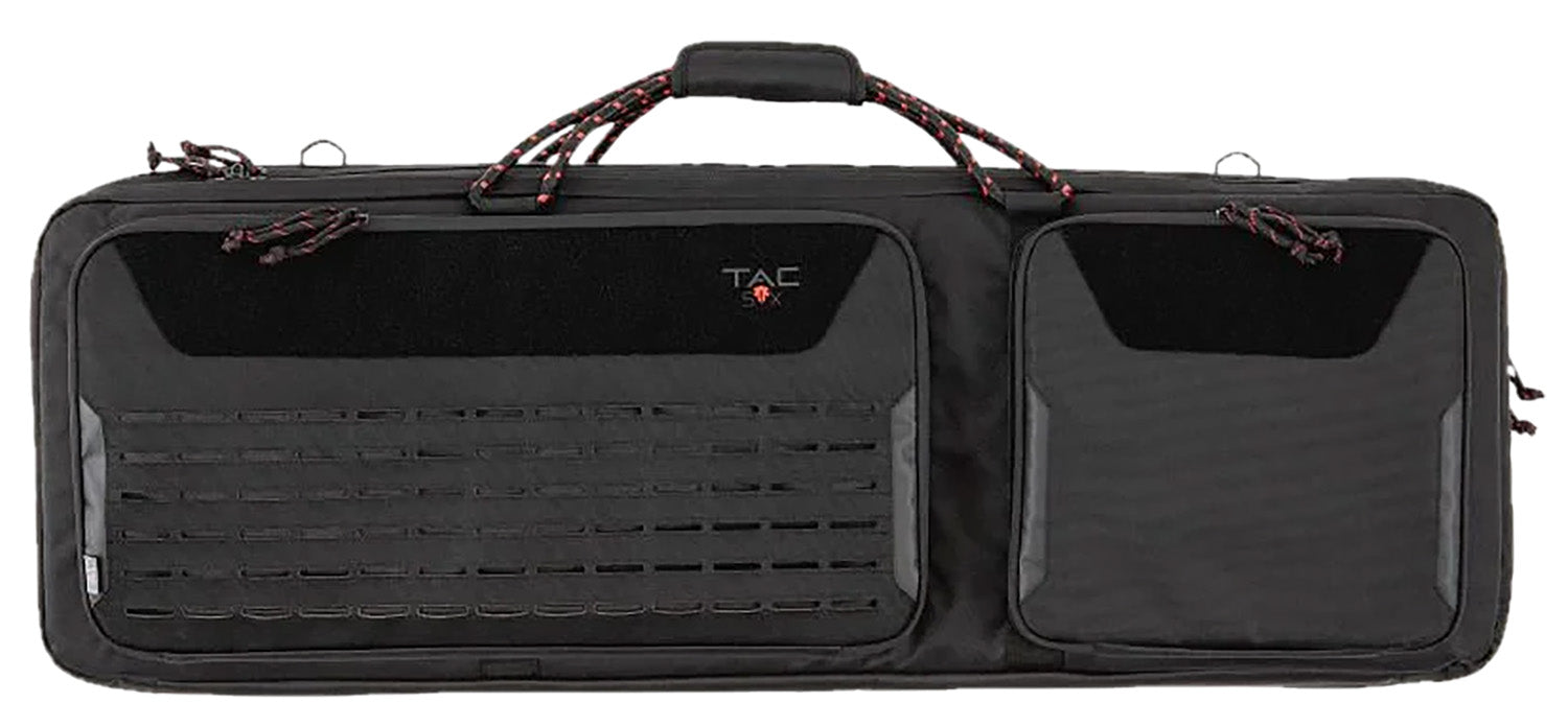 Tac-Six 10838 38" Unit 2-Rifle Tactical Case Black Polyester