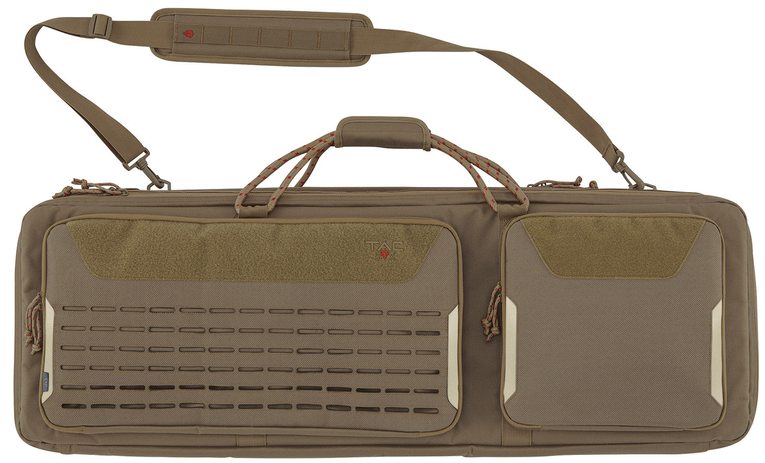 Tac-Six 10839 38" Unit 2-Rifle Tactical Case Coyote Polyester
