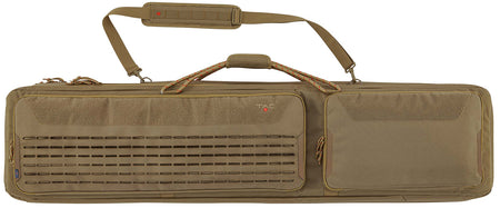 Tac Six 10844 Unit Two-Rifle Tactical Case Coyote 600D Polyester Lockable