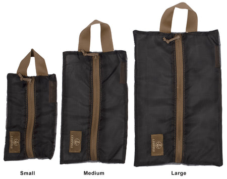 Leupold 182662 Large Ripstop Zip Pouch Black/Gray/Tan Pro Gear