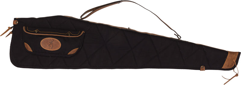 Browning Lona Scoped Canvas Gun Case 48" Brown Trim Black