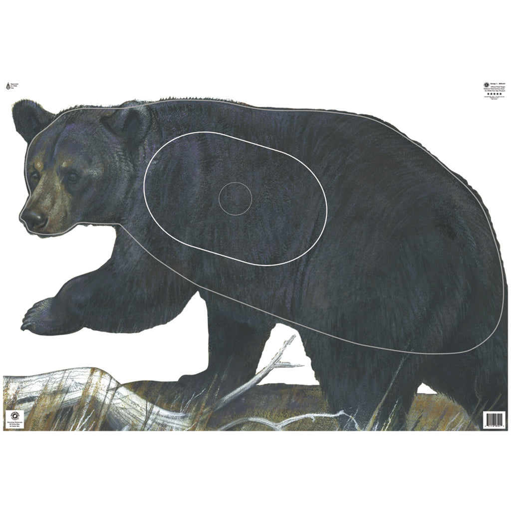 Maple Leaf Bear NFAA Animal Faces Group 1 Archery Target