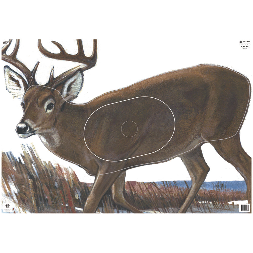 Maple Leaf Deer NFAA Animal Faces Group 1 Archery Target