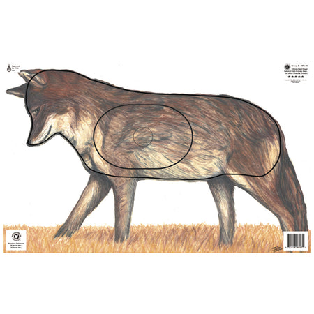 Maple Leaf Group 3 Coyote NFAA Animal Round Target Face