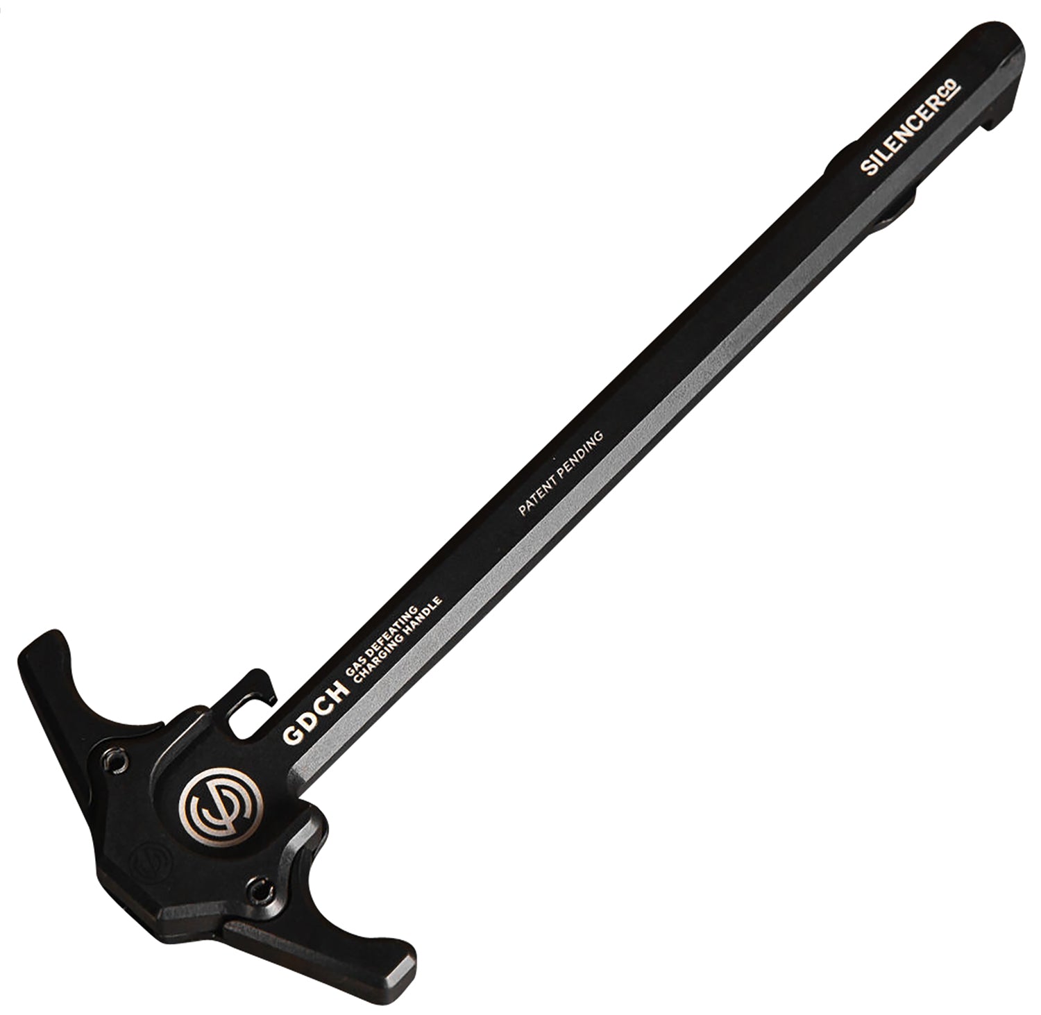 SilencerCo AC5062 AR-15 Gas Defeating Charging Handle Ambidextrous Black Anodized 7075 Aluminum