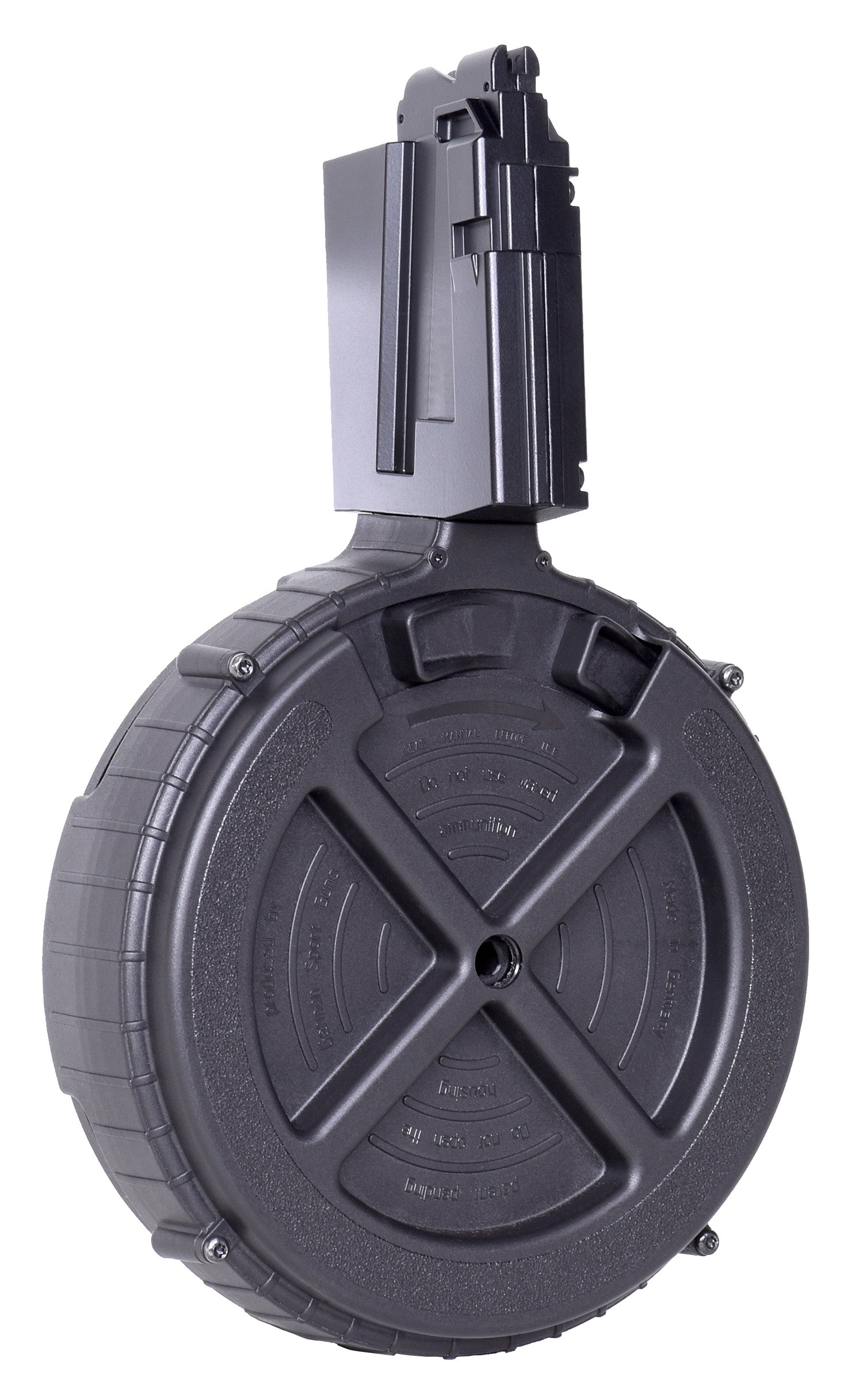 Mauser Rimfire 4150104 M-15 .22 LR 110-Round Black Polymer Drum Magazine