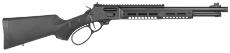 Smith & Wesson 14193 1854 Stealth Hunter 44 Rem Mag 8+1 16.30" Black Armornite Threaded Barrel, Black Anodized Aluminum Receiver w/Picatinny Rail, Fixed w/Textured Grip Panels Black Synthetic Stock