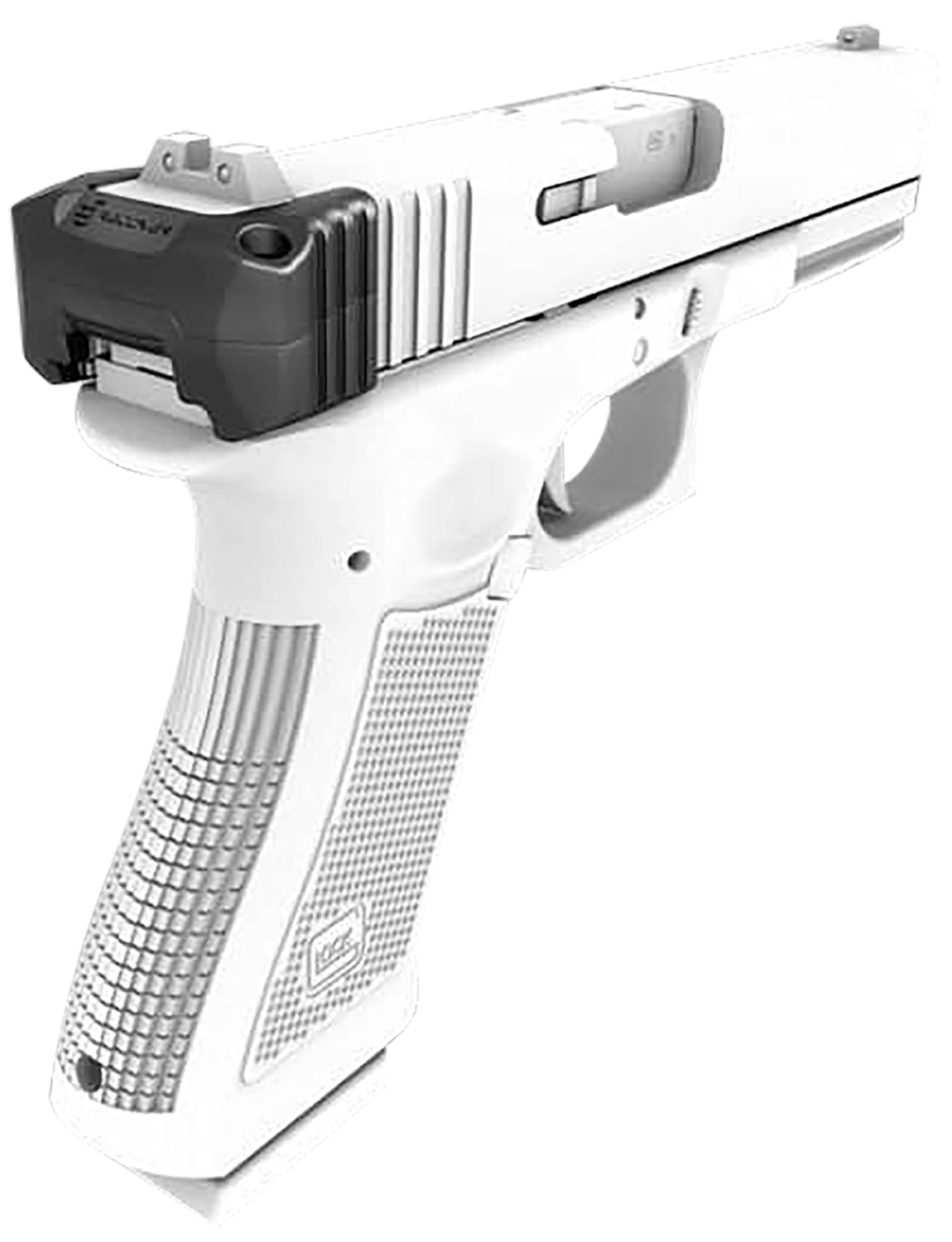 Recover Tactical GCH4201 Ambidextrous Charging Handle Compatible with Glock 42, Black Polymer