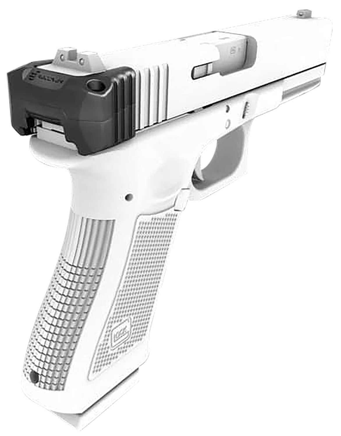 Recover Tactical GCH4301 Ambidextrous Charging Handle Compatible with Glock 43, Black Polymer