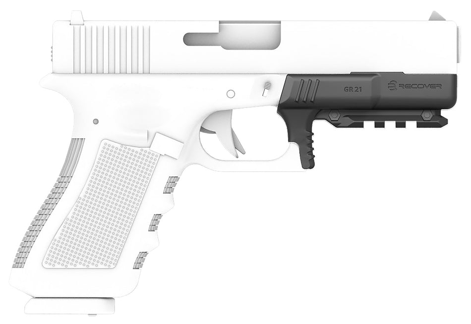 Recover Tactical GR2101 Black Rail Adapter Compatible with Glock 20 & 21