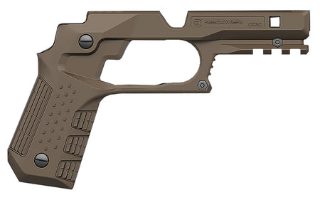 Recover Tactical CC3C02 Compact 1911 Picatinny Grip Rail System Tan Polymer