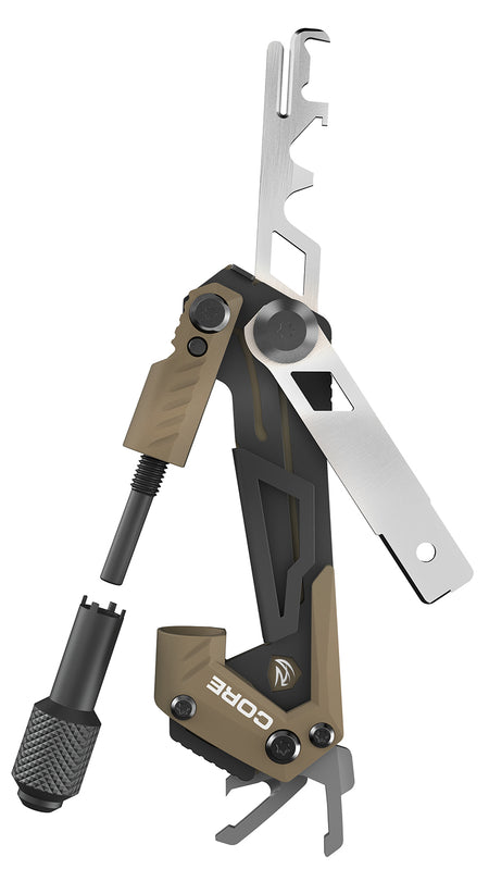 Real Avid Core AR15 Multi-Tool Olive Green/Black Stainless Steel for Field and Range Use