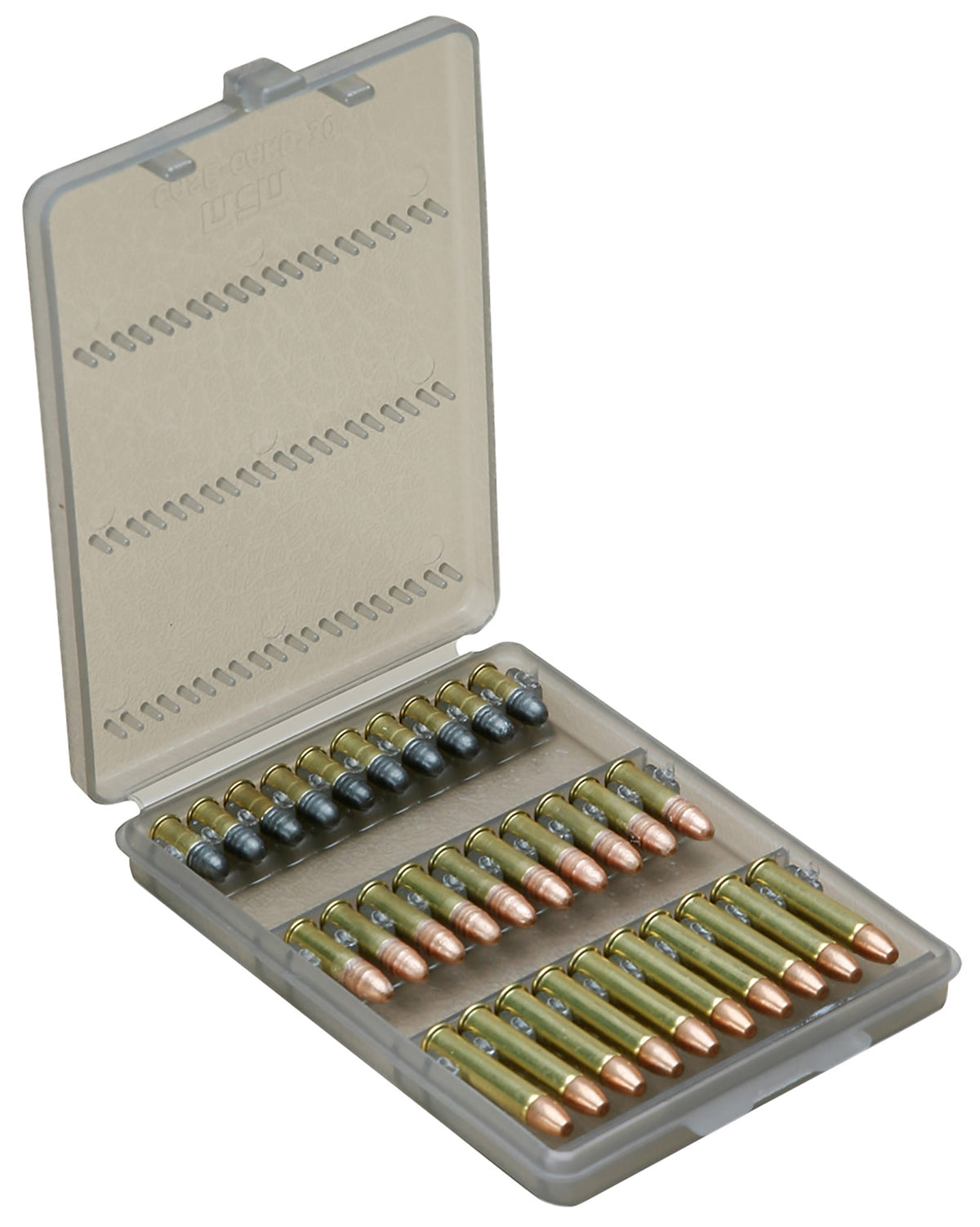 MTM Case-Gard W302241 30rd Ammo Wallet .22 LR/.17 HM2 Clear Smoke Polypropylene