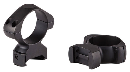Konus 7402 1-Inch Low Steel Scope Mounting Rings Matte Black Weaver Picatinny Rail 0 MOA
