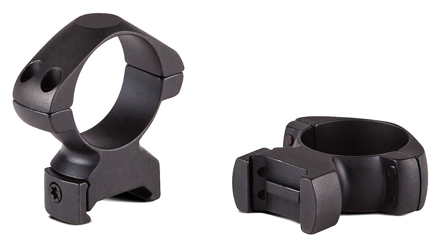 Konus 7405 30mm Low Steel Scope Mounting Rings Matte Black Weaver Picatinny Rail 0 MOA