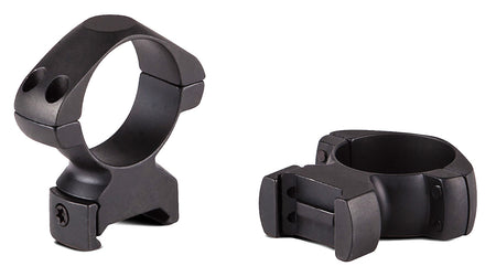 Konus 7405 30mm Low Steel Scope Mounting Rings Matte Black Weaver Picatinny Rail 0 MOA