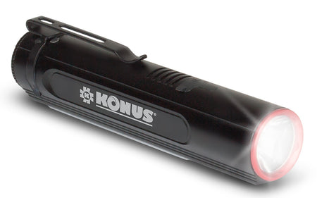 Konus KonusLight-2K 2000 Lumen Rechargeable Flashlight with Magnetic Base Black