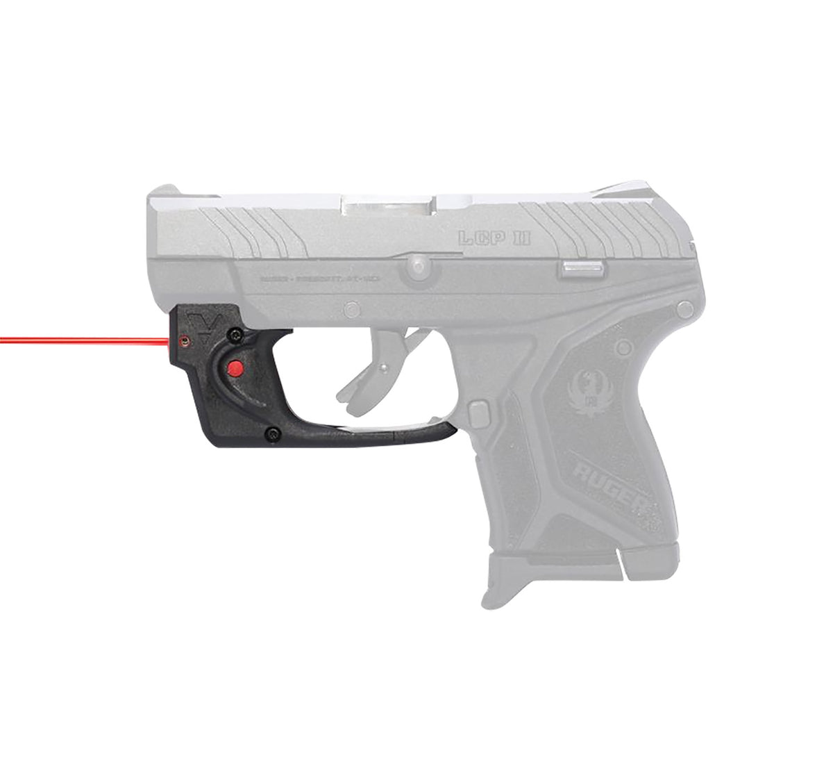 Viridian 9120007 Red Laser Sight E-Series for Ruger LCP II Pistol Trigger Guard Mounted Black